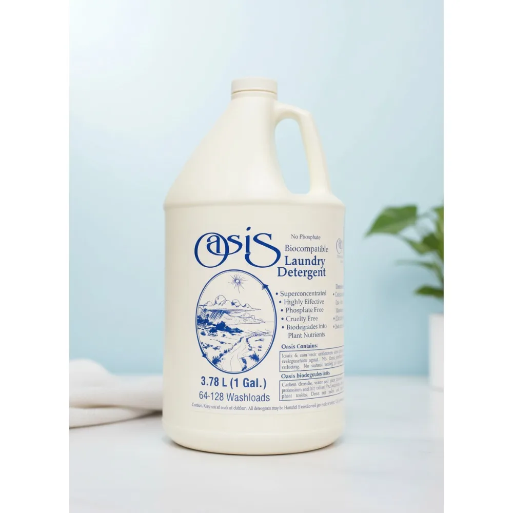 

Biocompatible Laundry Detergent Liquid - Reuse Greywater for Plants, Concentrated & Safe, HE 128 Loads