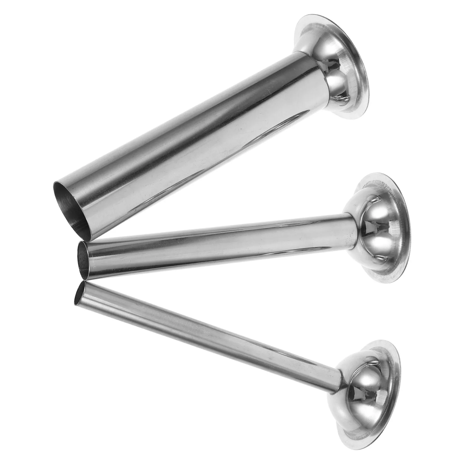 

3pcs Stuffer Filler Tube for Homemade Meat Grinder Steel Sausage Filler Tube Kit Sausage Stuffer Kitchen Tools