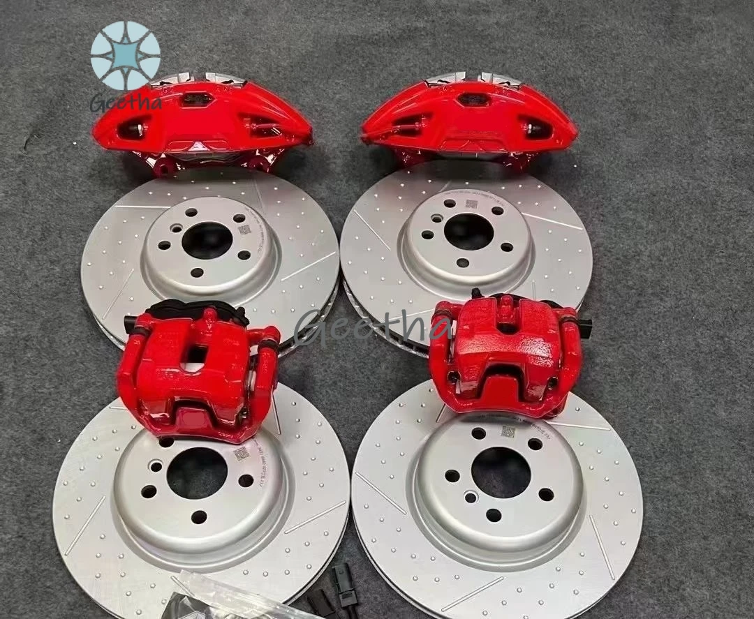 For High Strength Whole Set Car Auto Brake System 4 Pot 6 Pot Customized Big Brake Kit Calipers for BMW