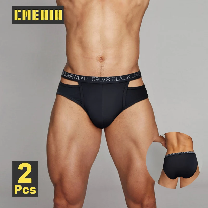 

2 шт., мужское нижнее белье из модала, сексуальное полое бикини для геев, мужские трусы, дышащие мужские спортивные трусы, трусы, мужские трусы, трусы