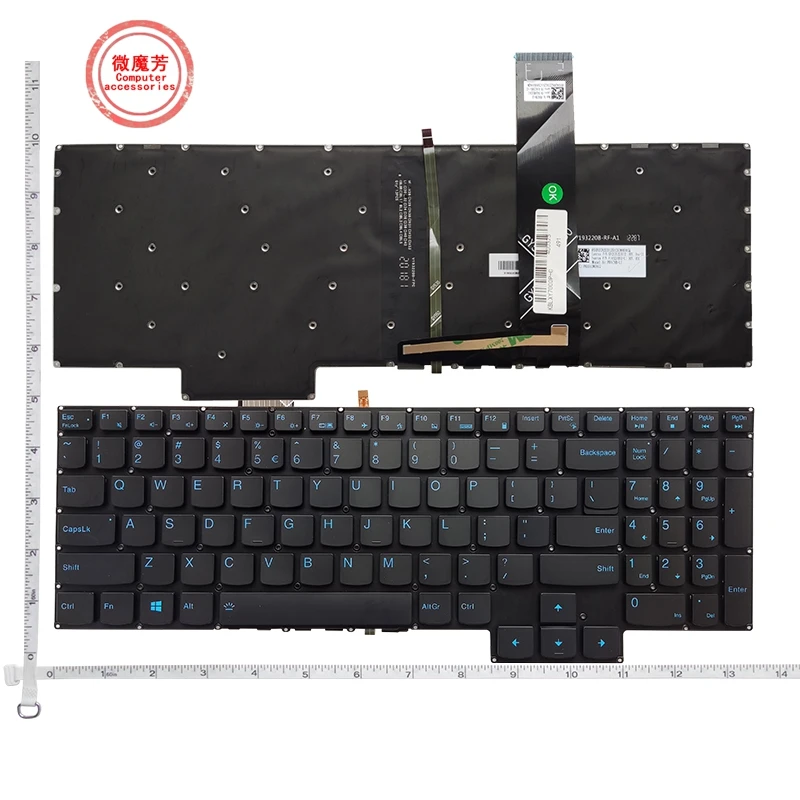 

Backlit New US/RU Laptop keyboard for Lenovo Legion 5-17ARH05 5-17ARH05H 5-17IMH05 5-17IMH05H 5 17ARH05 5 17ARH05H 5 17IMH05H