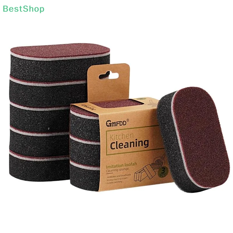 ❤ Esponja de arena de diamante, Nano borrador mágico, cocina, eliminación de óxido para el hogar, cepillo de esponja de limpieza