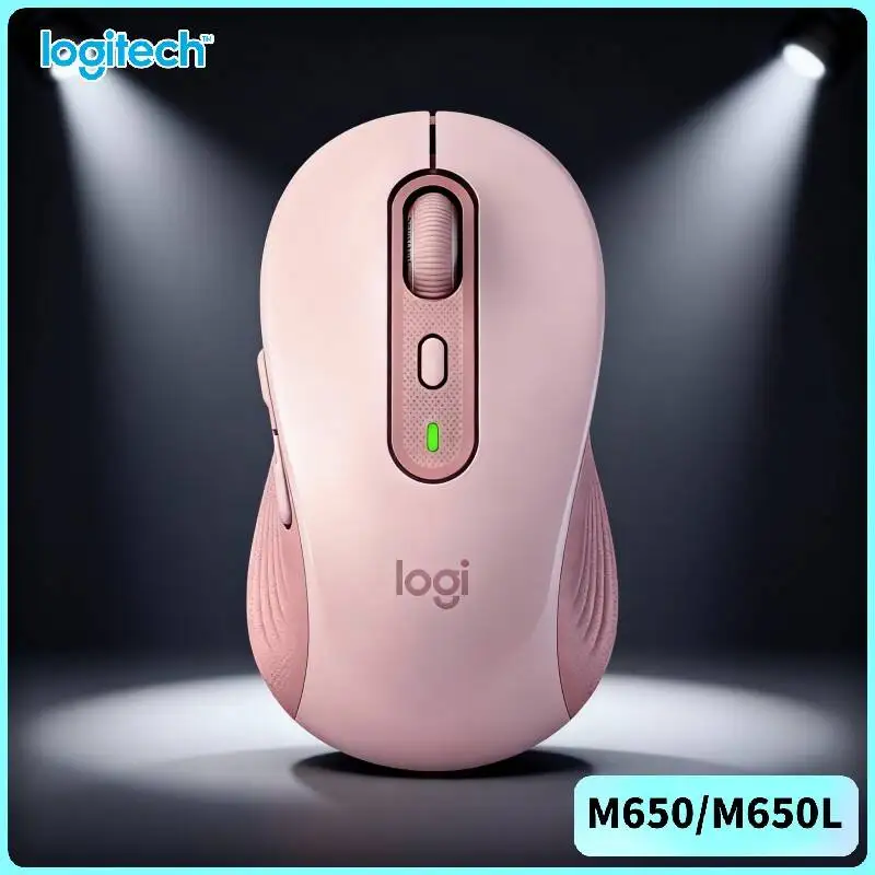 

Logitech M650 Bluetooth Office Mouse, Compact Body, Silent Clicks for Library & Cafe Work M750/M280/M350/M220/M185
