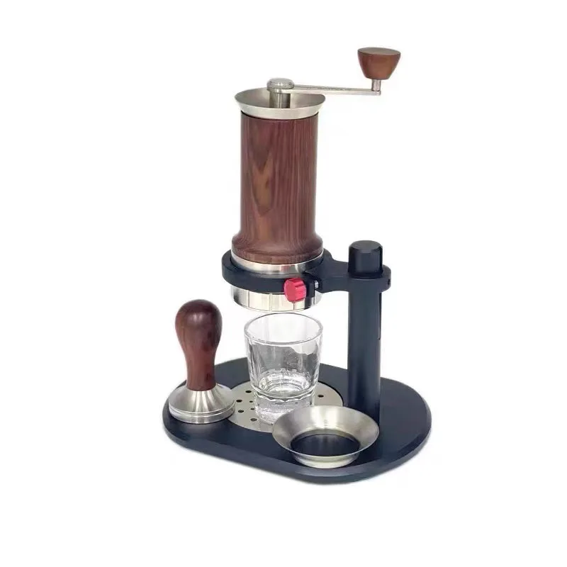 Manual Espresso Coffee Maker 53MM Bottomless Powder Bowl Kitchen Home Outdoor Latte American High-pressure Hand Coffee Machine