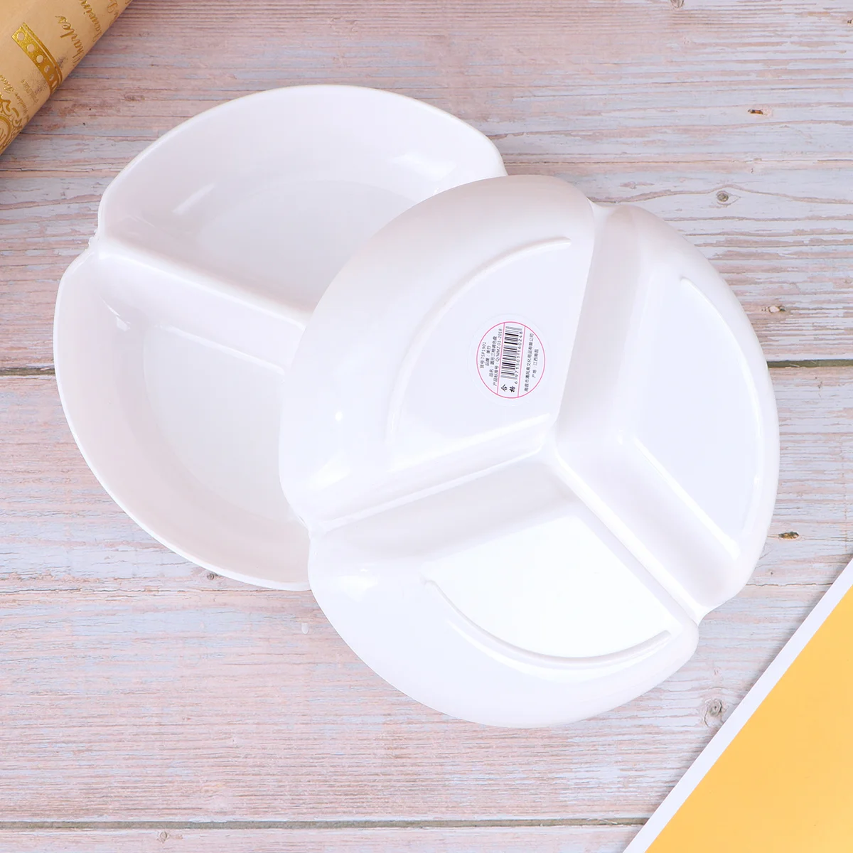 

3Pcs Paint Plastic Sturdy Durable Lightweight for Painters Artists Students Watercolor Paint Trays Color Mixer