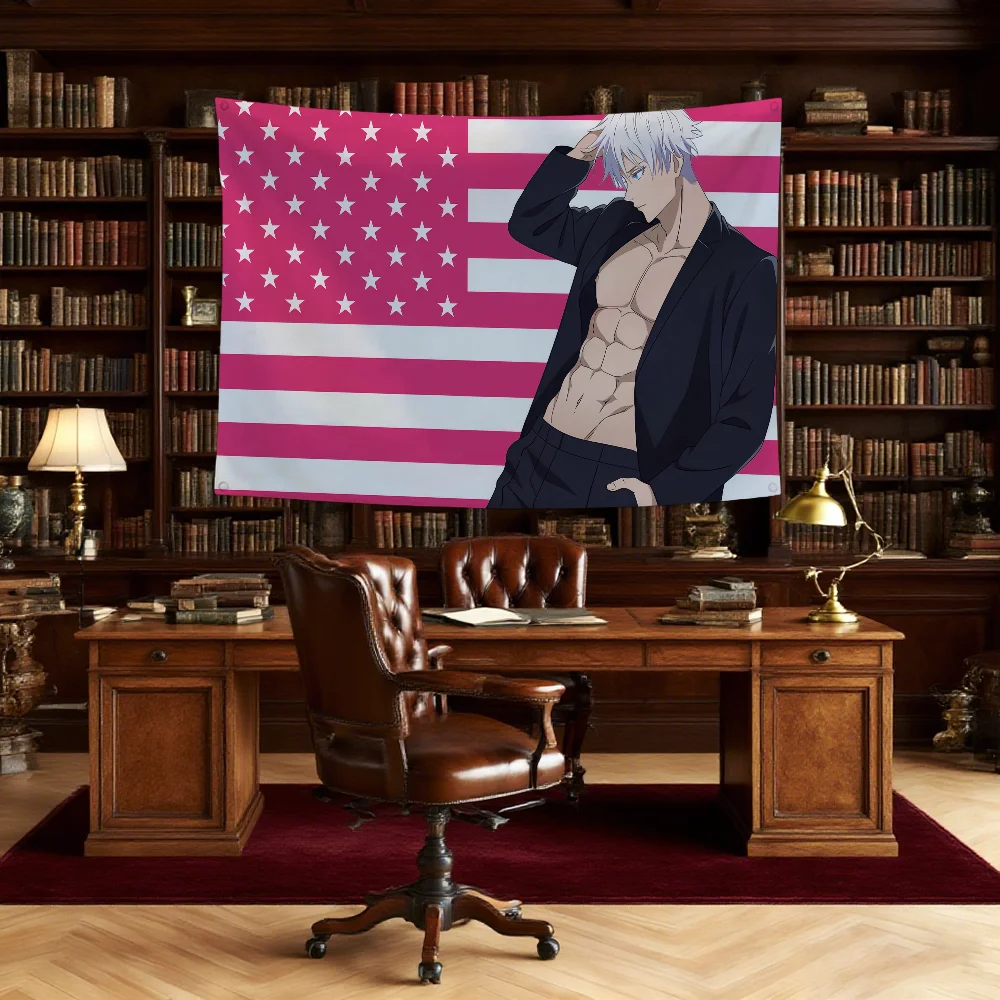Hot Anime J-Jujutsu K-Kaisen-S flag Durable Outdoor Indoor Patio Festive Decoration Classic Design Pole Wall Room Banner