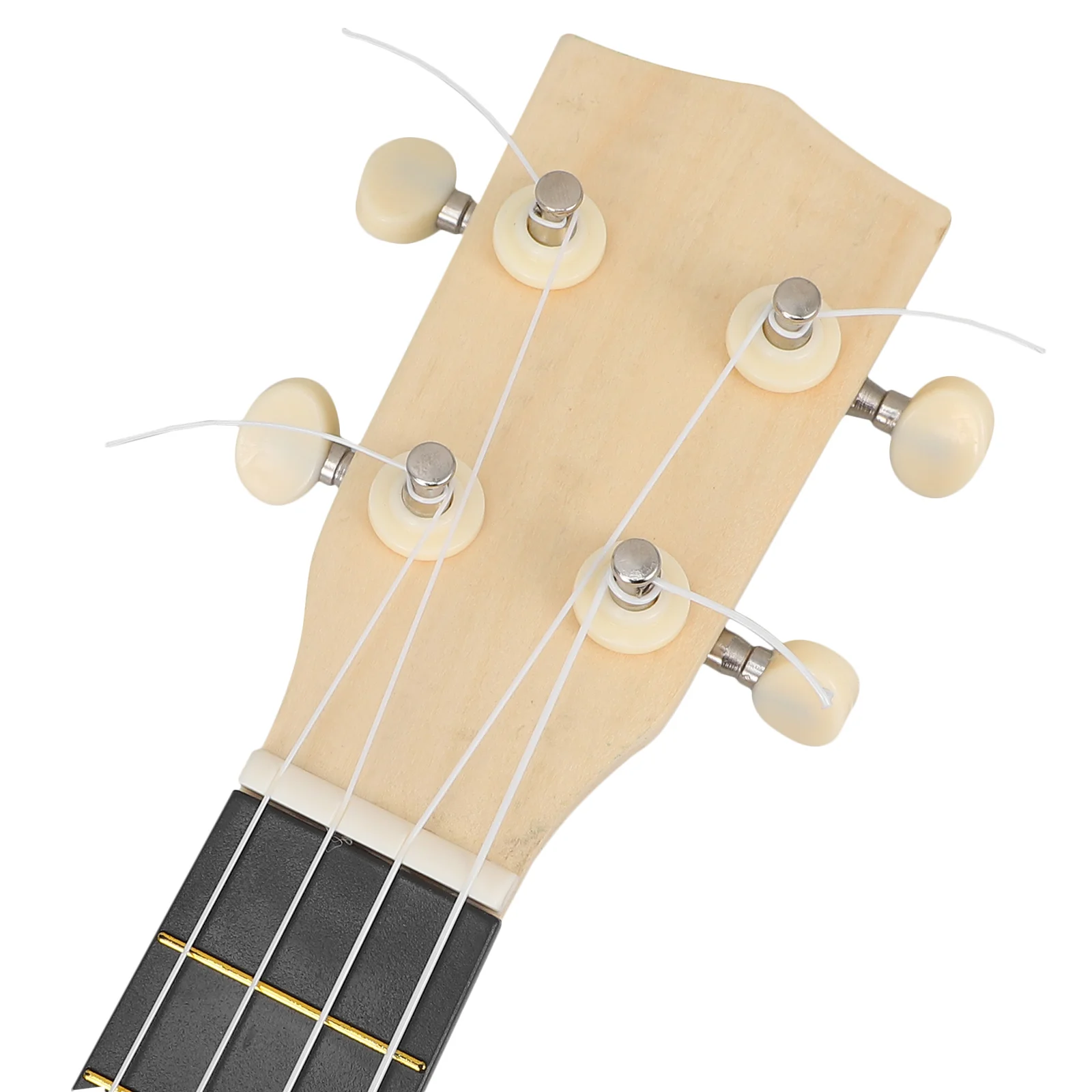 

1 set Ukulele Kit Cherry Wood Unfinished Basswood Handmade Guitar Kids Musical Instrument for Family Fun Ukulele