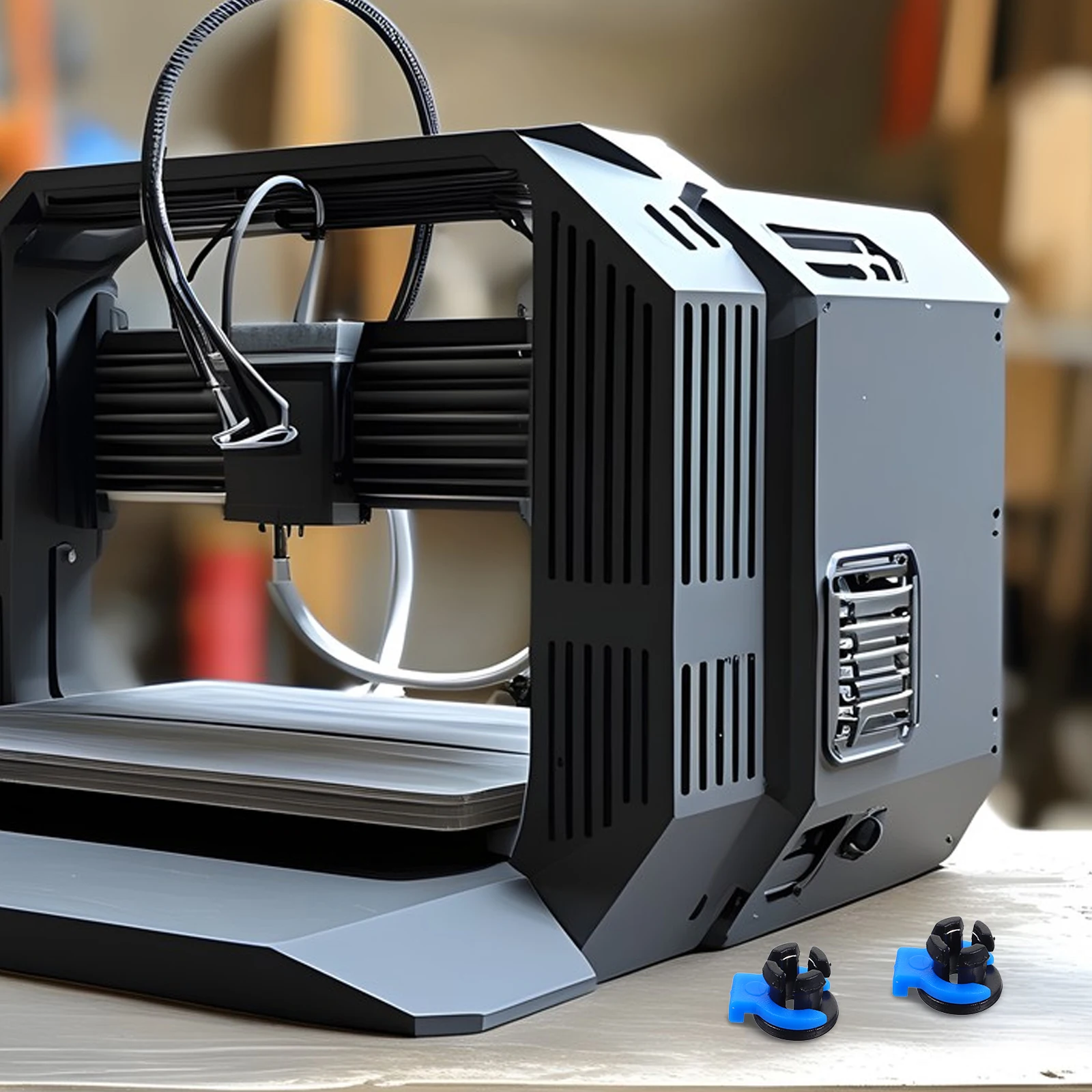 

1Set 3D Printer Collet Clip and Clamp Set Quick Connect Tube Coupling Hotend Extruder 3D Printer Supply Collet Clip