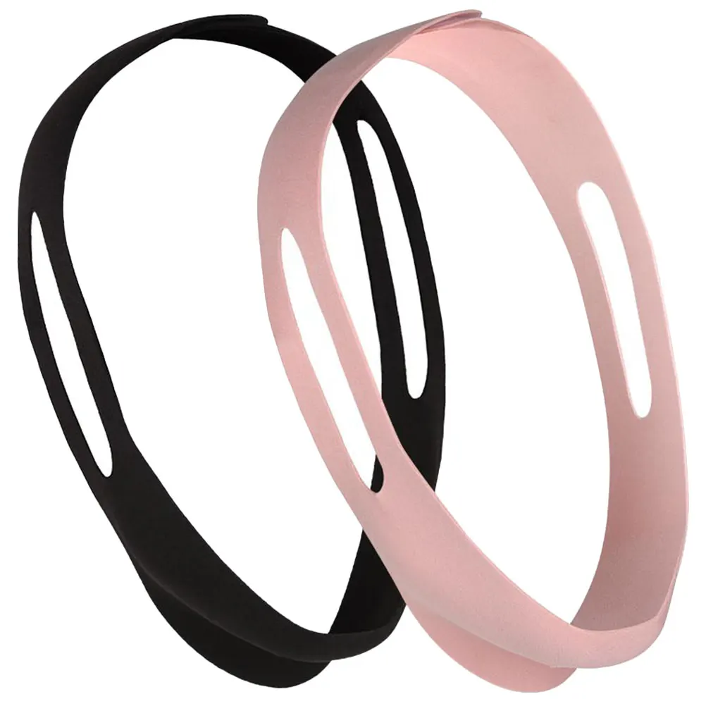 

2Pcs Anti Strap Elastic Design Breathable Chin B for Snoring Solution Users Sleep Aid Device Device