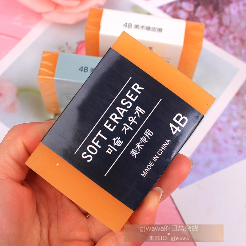 1 PC Cartoon Cute Super Huge Resin Rubber Eraser for Art Sketch School Stationery Office Supplies