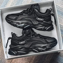 Sport Shose Male Fashion Street Shoes Lightweight Comfortable Lace-Up Gym Shoes Mens White Sneakers Platform Shoes Mens Trainers