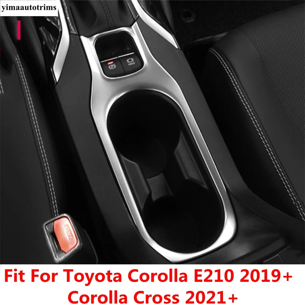 Central Control Gear Shift Panel Water Cup Holder Cover Trim For Toyota Corolla E210 2019 - 2024 /Corolla Cross XG10 2021 - 2024