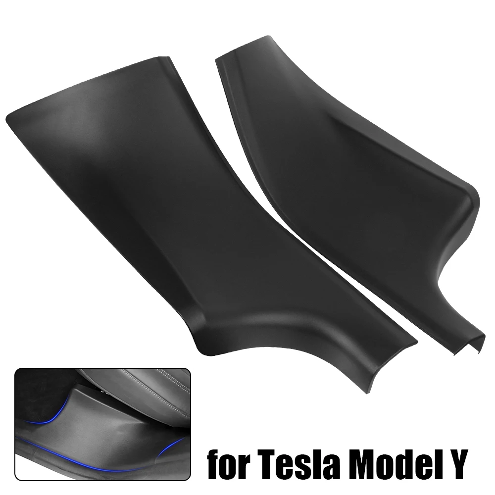 Threshold Bumper Strip Scuff Plate For Tesla Model Y 2020-2021 Car Accessories Car Rear Door Sill Protective Guards