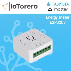 IoTorero Tasmota Matter MQTT Mini Relay ESP32C3 Consumption Monitoring 16A Works With Home Assistant