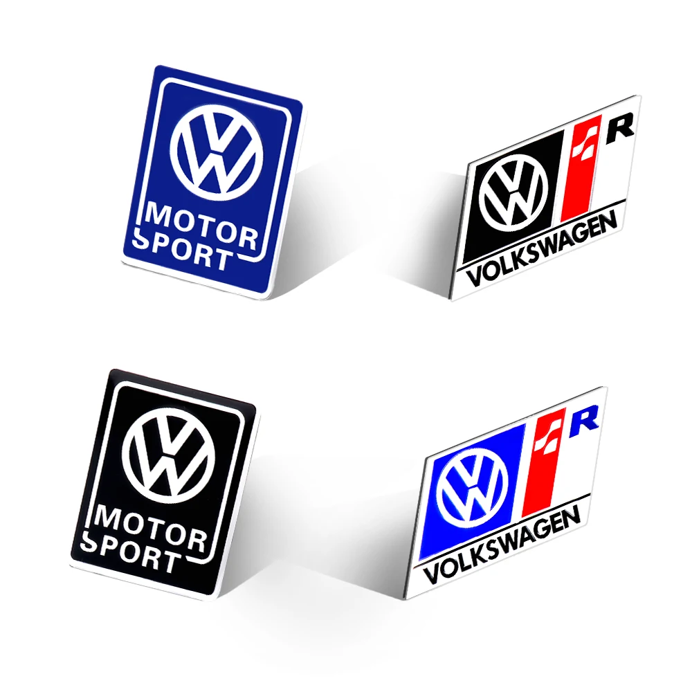 Car Front grill logo sticker Rear tail door trunk sticker accessories car decoration tools For Volkswagen MK5 MK6 MK7 MK7.5 Polo