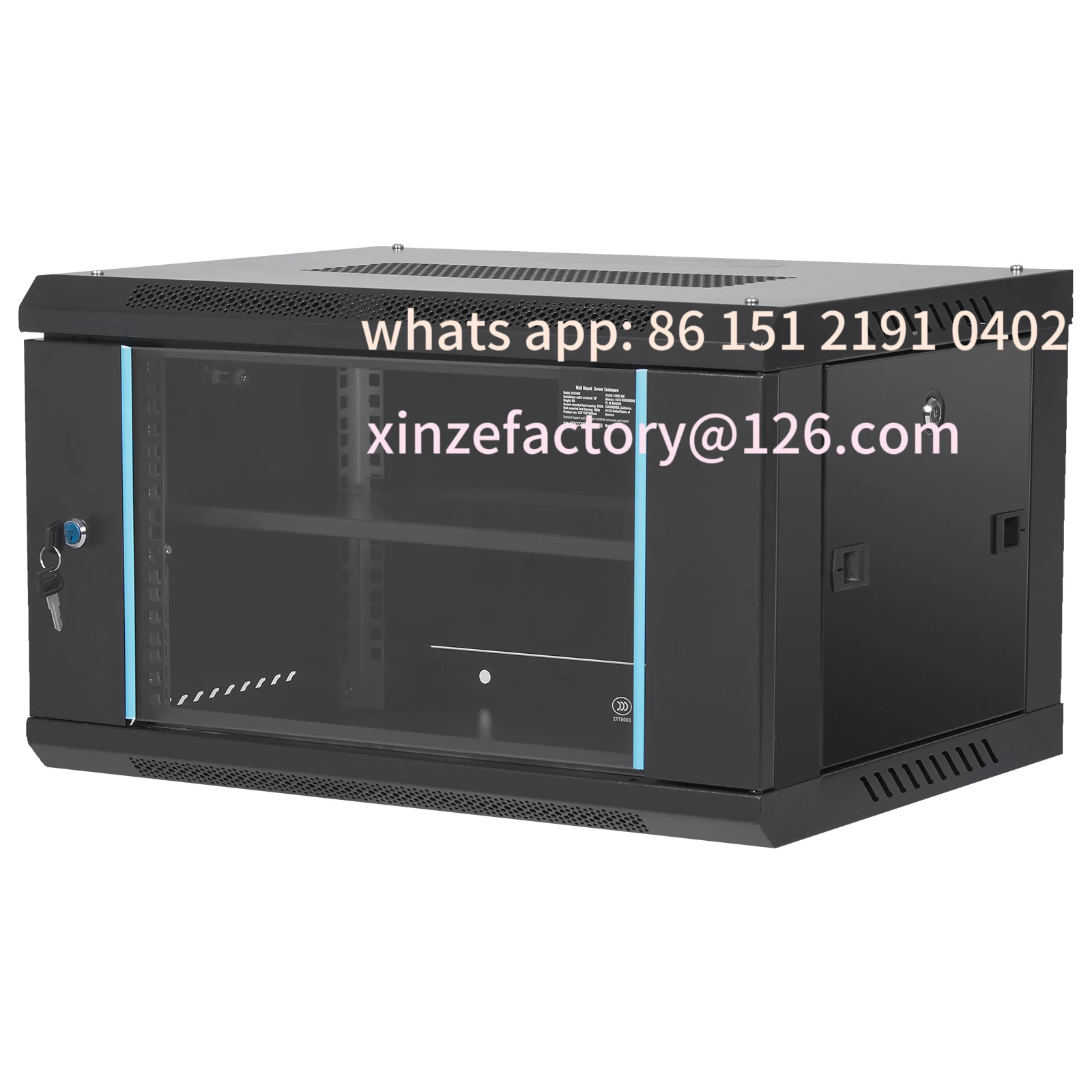 

Customizable Network cabinet 6U wall-mounted 0.6m weak current vertical 9U cabinet Power amplifier switch cabinet