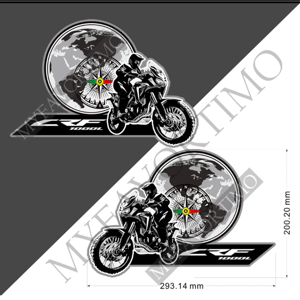 

CRF 1000 1100 L CRF1100L для Honda Africa Twin CRF1000L Чехлы для багажника, защитная накладка на бак, комплект наклеек для приключений AfricaTwin