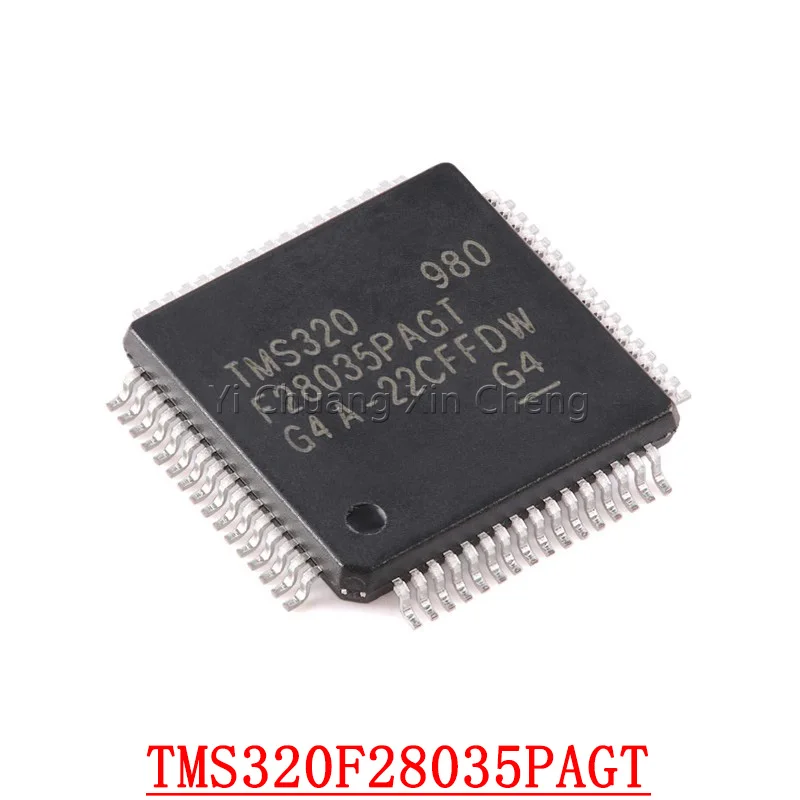 

10Pieces New Original TMS320F28035PAGT TMS320F28035 Microcontroller IC 32-Bit Single-Core 60MHz 128KB (64K x 16) FLASH 64-TQFP