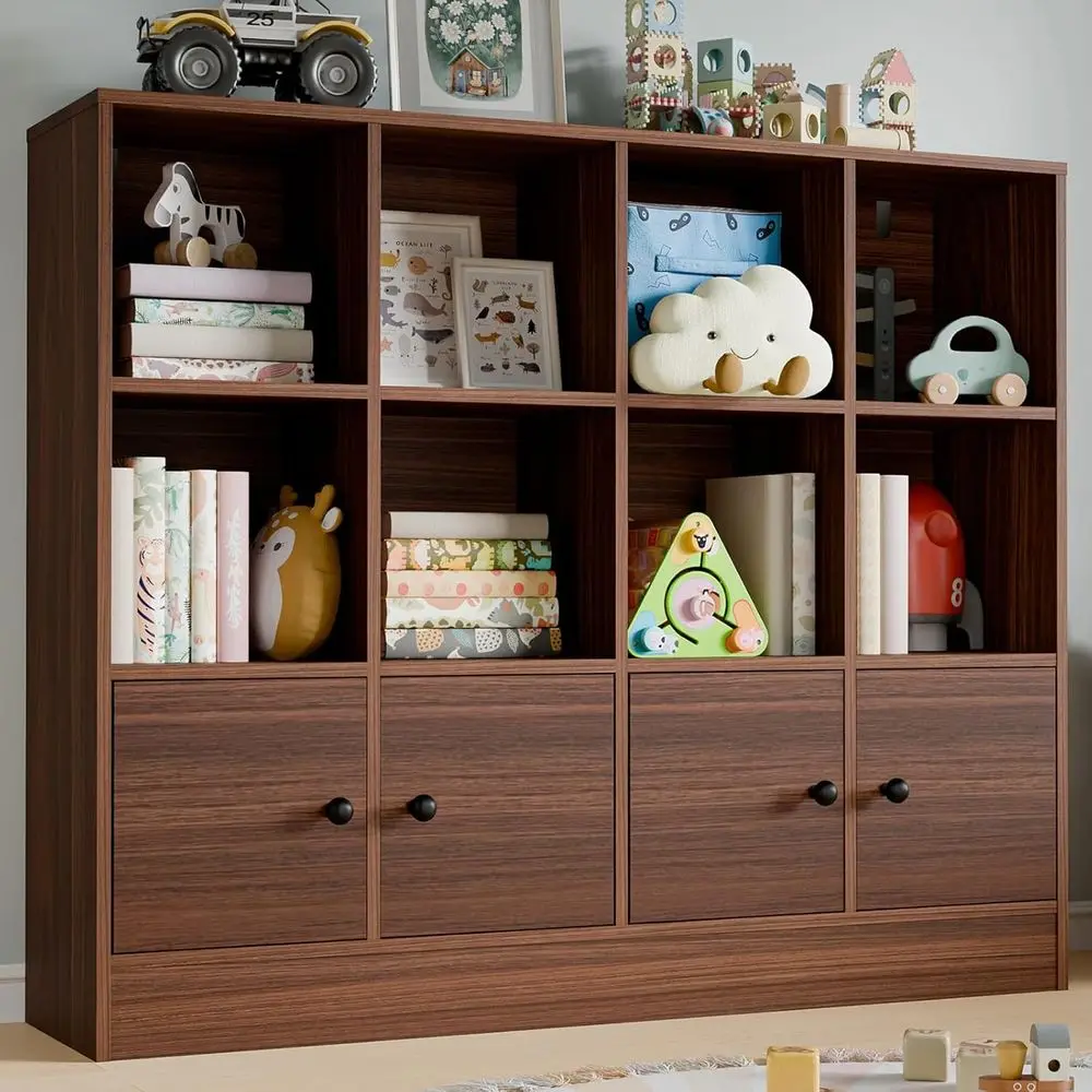 Brown Wood Bookcase…
