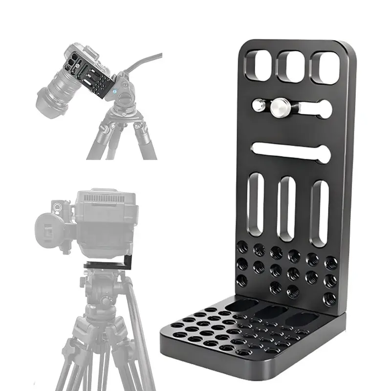 LXYB18B Short Version Vertical Horizontal Switch L Bracket For Canon For Sony For Fujifilm For DJI Gimbal Camera Quick Plate