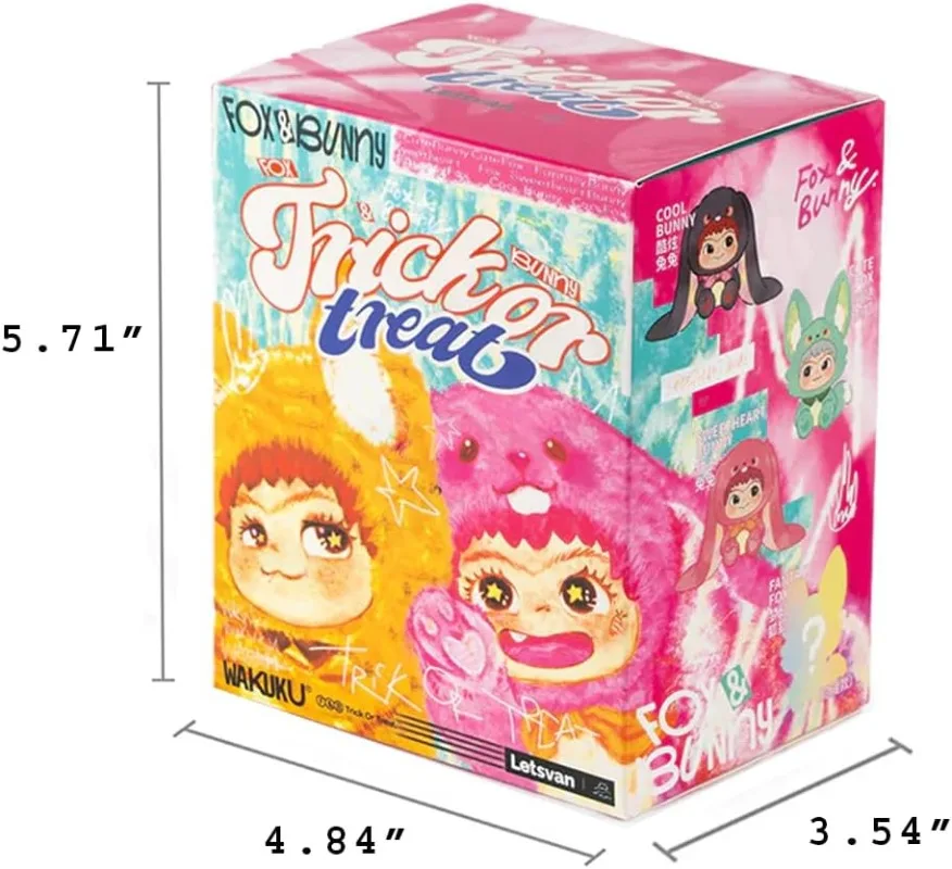 Wakuku V2 Fox & Bunny Trick or Treat Blind Box | Mystery Vinyl