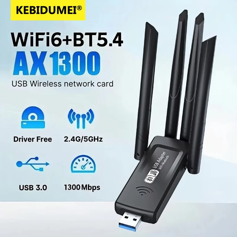 

1300 Мбит/с мини-USB Wi-Fi адаптер сетевой двухдиапазонный 2,4G/5Ghz Ethernet WIFI сетевой адаптер ключ сетевая карта беспроводной Wi-Fi приемник