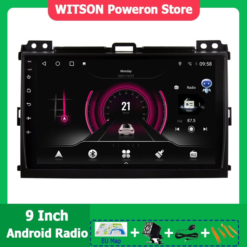 WITSON Car Radio Multimedia GPS CarPlay 9