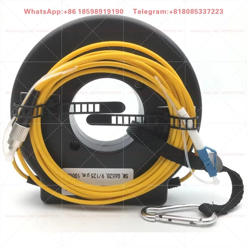 1KM SMF Single Mode 1310/1550nm G657A1 FTTH SC LC FC ST E2000 Connector 1000M Fiber Optical Ring OTDR  Extension Cable Box