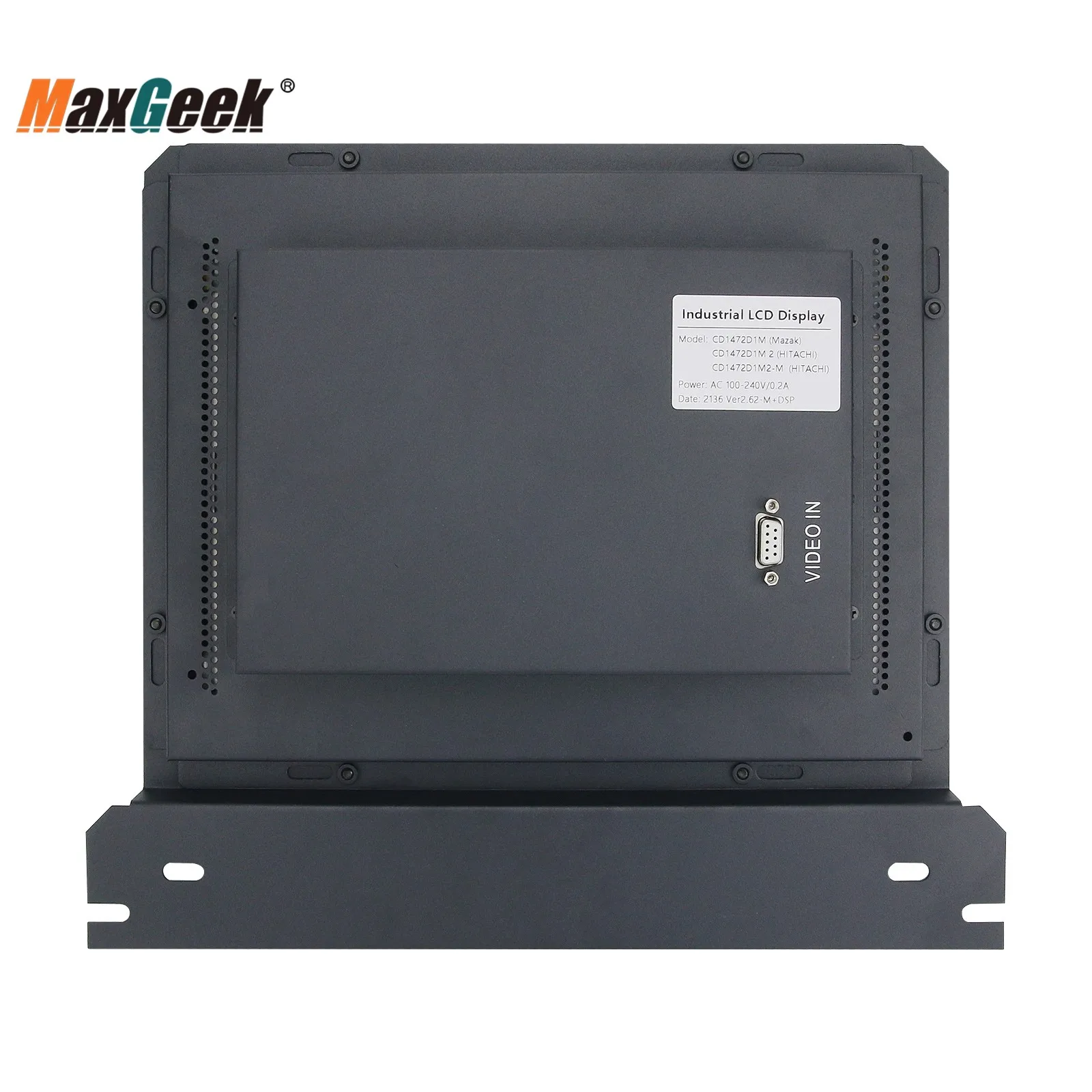 Imagem -02 - Maxgeek Industrial Display Lcd Monitor Industrial para Mazak Cd1472d1m Hitachi Cd1472d1m Cd1472d1m2-m