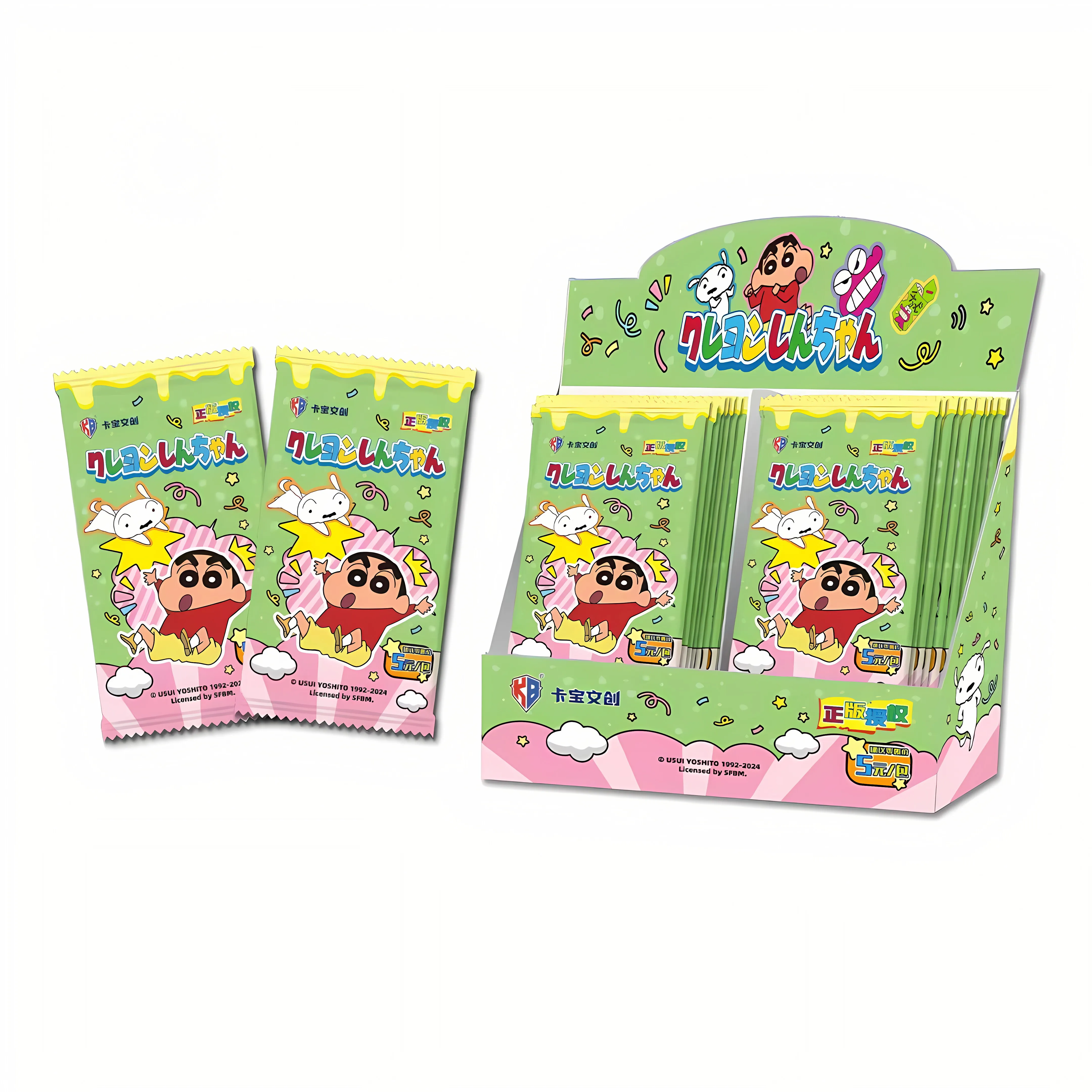 KABAO Genuine Crayon Shinchan Card Fun Time Nohara Shinnosuke Xiaokui Dumb Shin-chan Masao Anime Characters Collection Card Toy