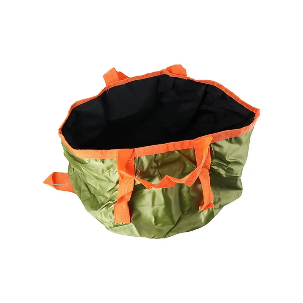 

Waterproof Folding Washing Basin Pot Water Bags Polyester Collapsible Bucket Wash Basin Water Container Bag for Outdoor Hiking
