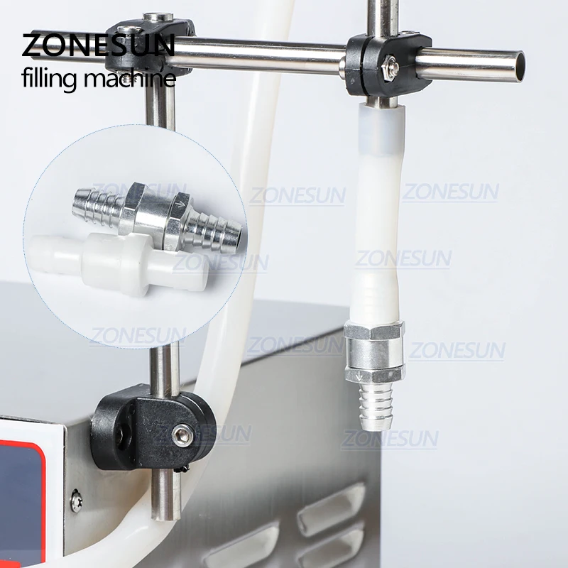 ZONESUN GZ-GFK17A Semi Automatic Filling Machine Laundry Cooking Oil Water Juice Milk Liquid Bottle Filling Machine