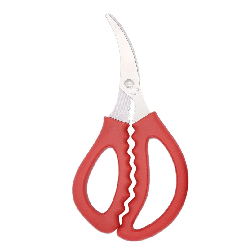Tijeras de cocina multiusos para codos, sedal de acero inoxidable para camarones y mariscos