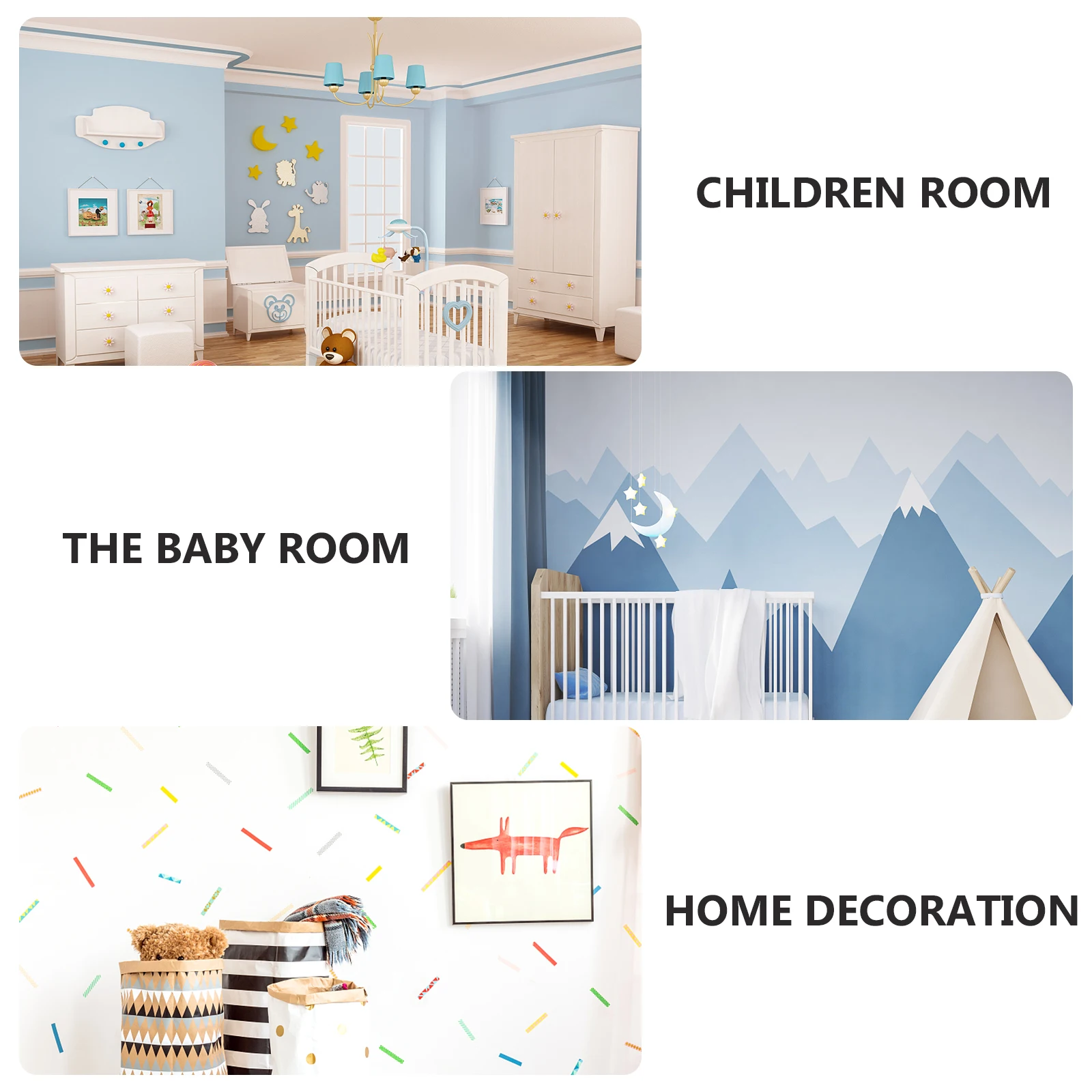

Nordic Style Children'S Room Hanging Ornament Woven Decoration Hand-Woven Cotton Pendant Home Party Festival Decorative Art