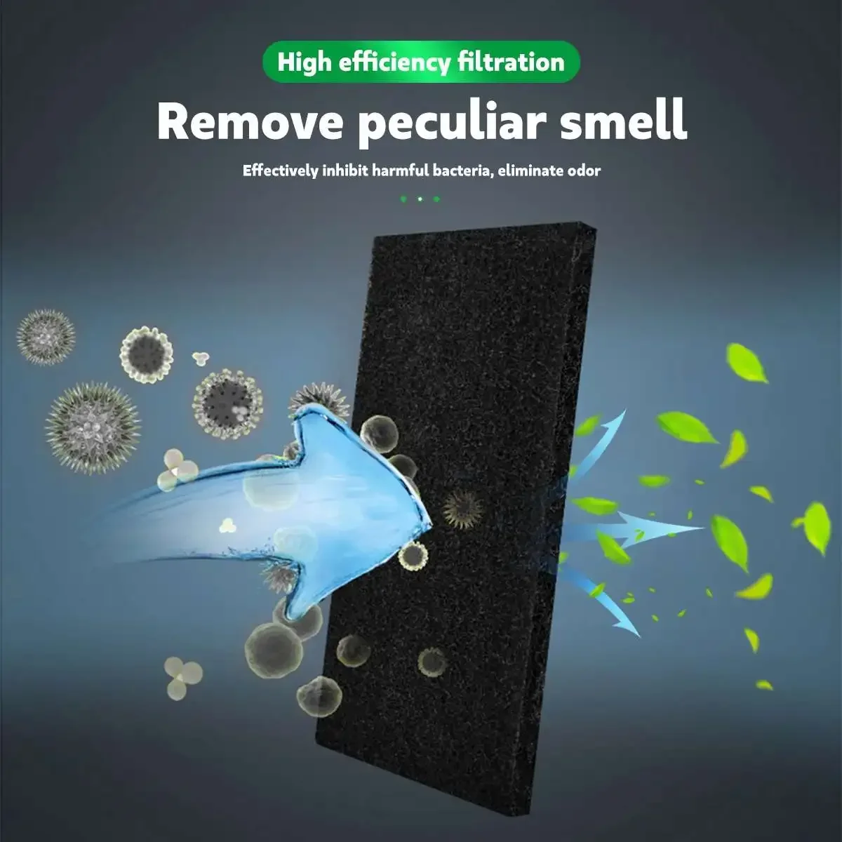 

47x114 см вытяжка для плиты, фильтр с активированным углем, хлопок для дымовых вытяжных вентиляторов, детали вытяжки для дома и кухни, черный