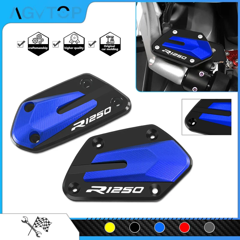 Oil Cup Cap For R1250GS HP R1200GS LC ADV R1250RT R1250RS R1200RT RS Motorcycle Front Brake Cylinder Fluid Reservoir Tank Cover