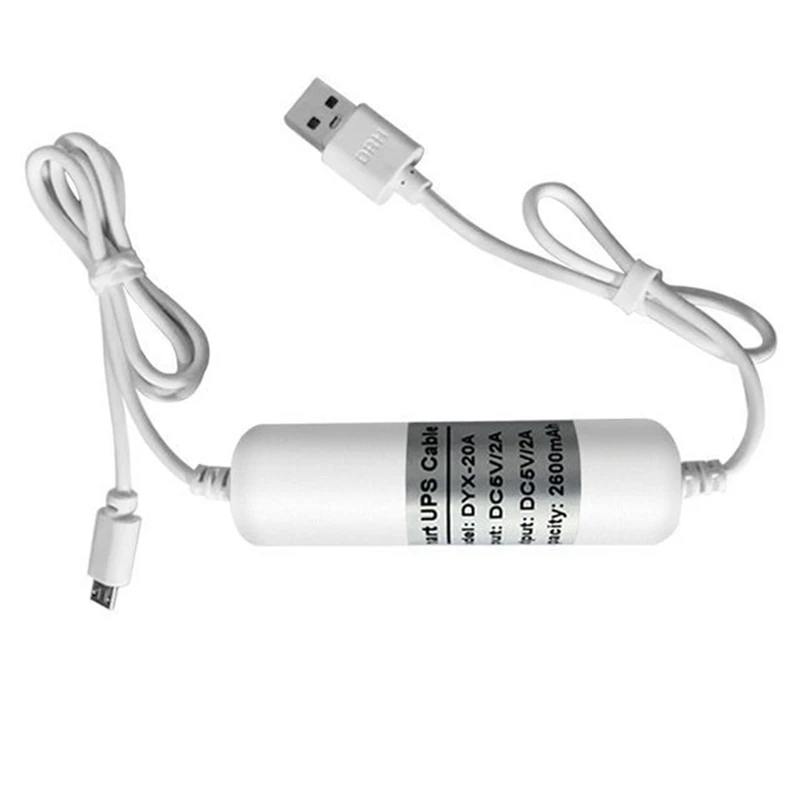 Mini UPS Battery Backup 5V Uninterruptible Power Built-In UPS Battery For Router Wifi Security Camera Power Adapter