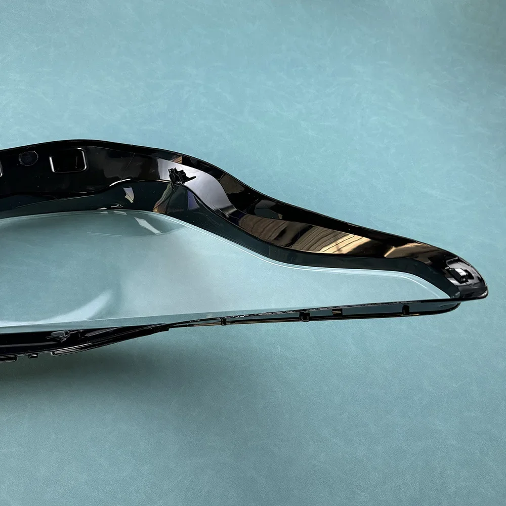 صالح ل Volkswagen VW ID.4 X 2021 2022 عدسة المصباح الأمامي غطاء كشافات شفافة قذيفة اكسسوارات السيارات شبكي غطاء خفيف #5