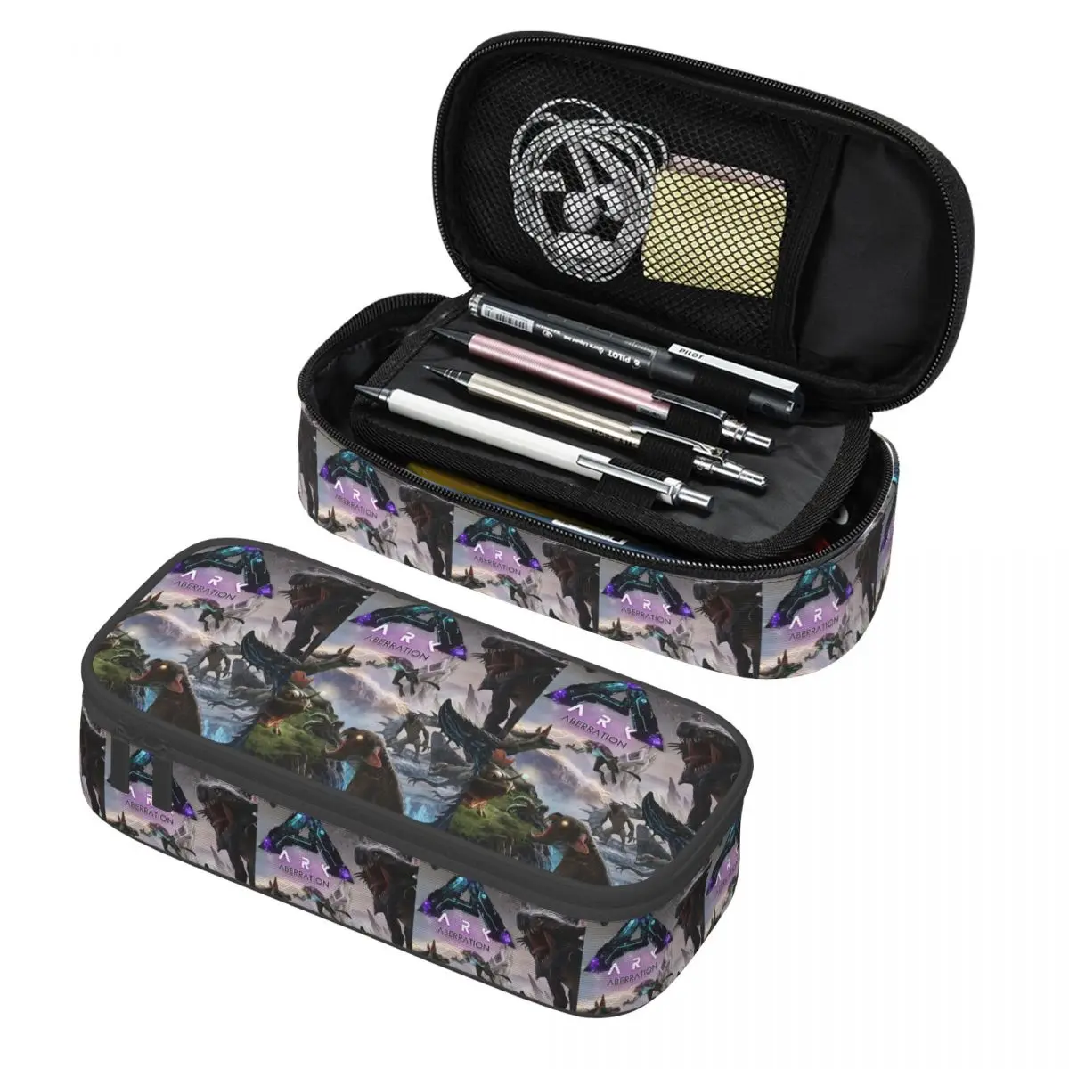 Étui à crayons pour femmes et hommes, Ark Survival Evolved Aberration, porte-stylo, rangement pour fournitures de papeterie, boîte à stylos, sac à crayons pour enfants