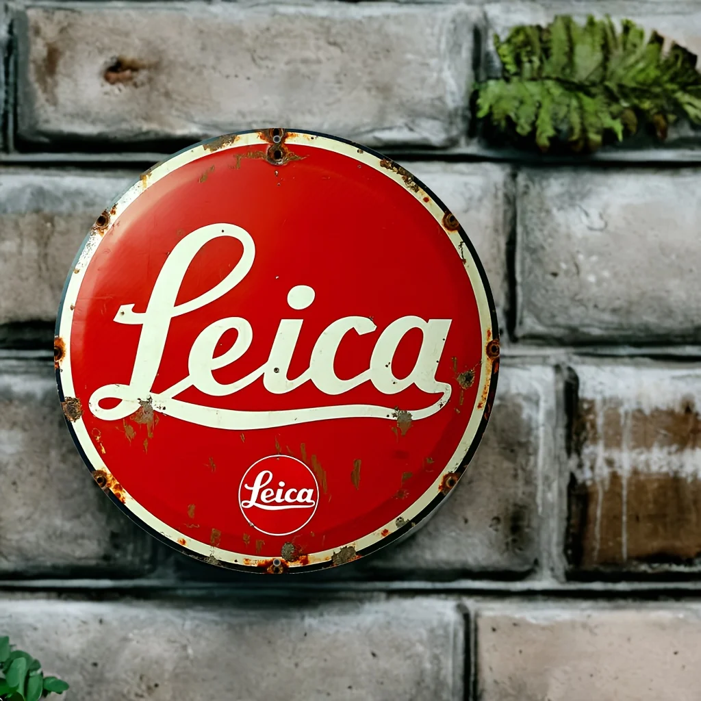 Leica Vintage Metal Sign | 7.87