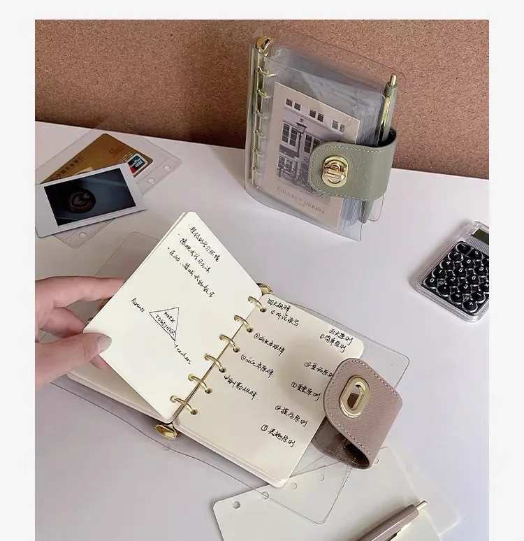 A7 1 Grid Multi-function card case Binder Kpop Photocards Photo album Display Book Notebook Journal Storage Book Photocard Album