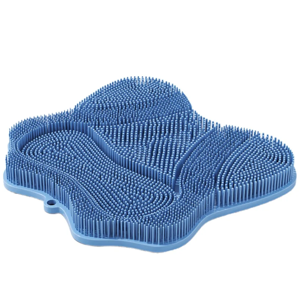 

With Suction Cups Shower Foot Scrubber Silicone Exfoliating Massage Bath Massager Non-Slip Back Scrubber Bath Time