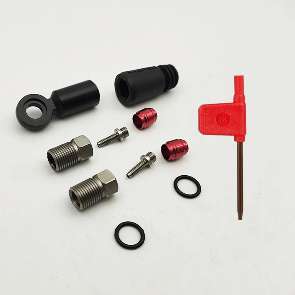 

Велосипедный 2-метровый комплект гидравлических шлангов дискового тормоза для SRAM с плоским креплением для HRD, красный, для силы, комплект тормозных разъемов для велосипеда Apex