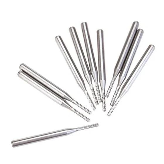 B45C 10 шт. фреза твердосплавная концевая фреза для печатных плат 1,5 мм