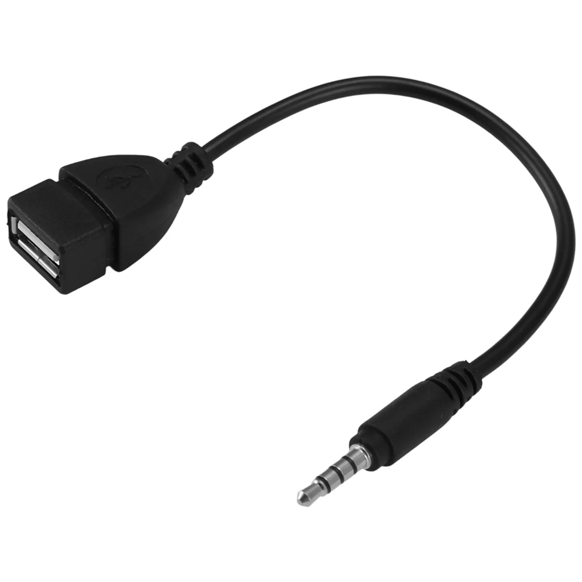 USB-разъем ABNP, AUX, разъем 3,5 мм для аудиокабеля для зарядки данных, черный