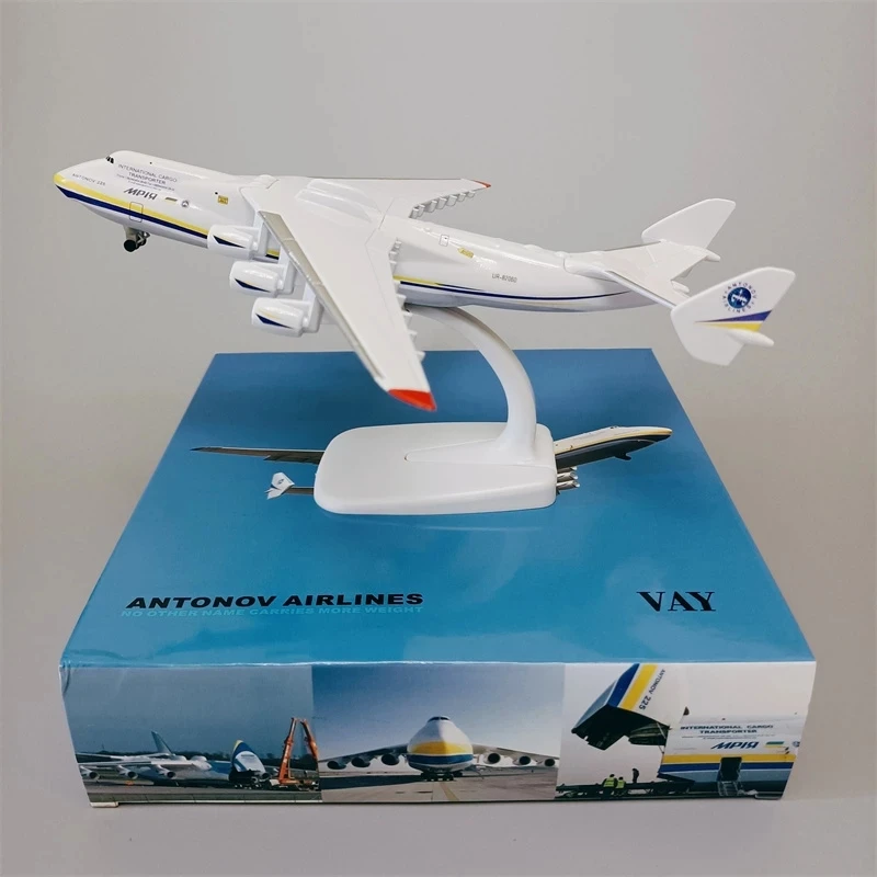 1:400 Antonov An-225 Mriya Large Transport Aircraft Model, Antonov Airlines, Die-Cast Aircraft, Collectible Gift, Home Decoratio