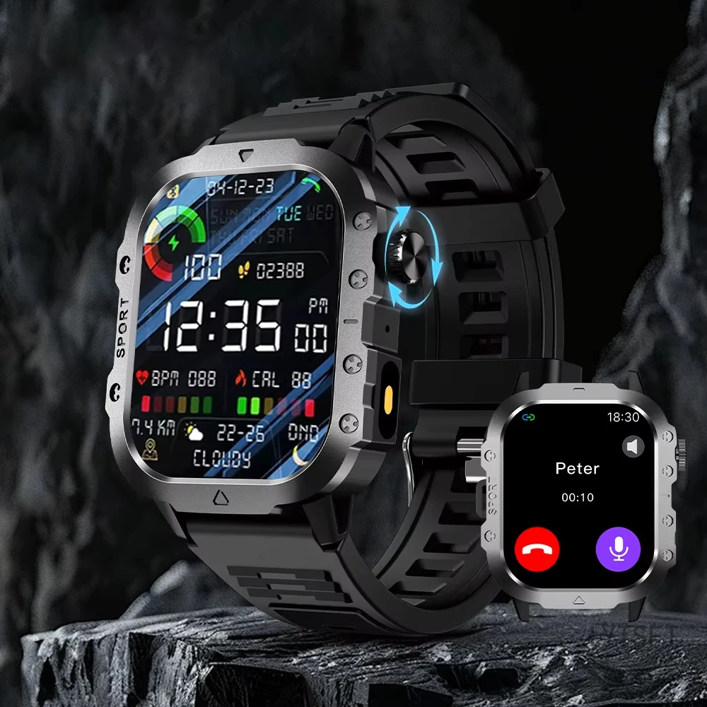 

Новинка 2024 года, умные часы, конфигурация, фонарик, AMOLED, мониторинг сердечного ритма, GPS, траектория движения, Bluetooth-вызов, умные часы