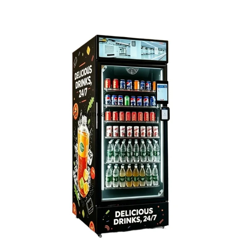 Máquinas de venda automática de lanches e bebidas com câmeras de inteligência artificial e sistemas de pagamento