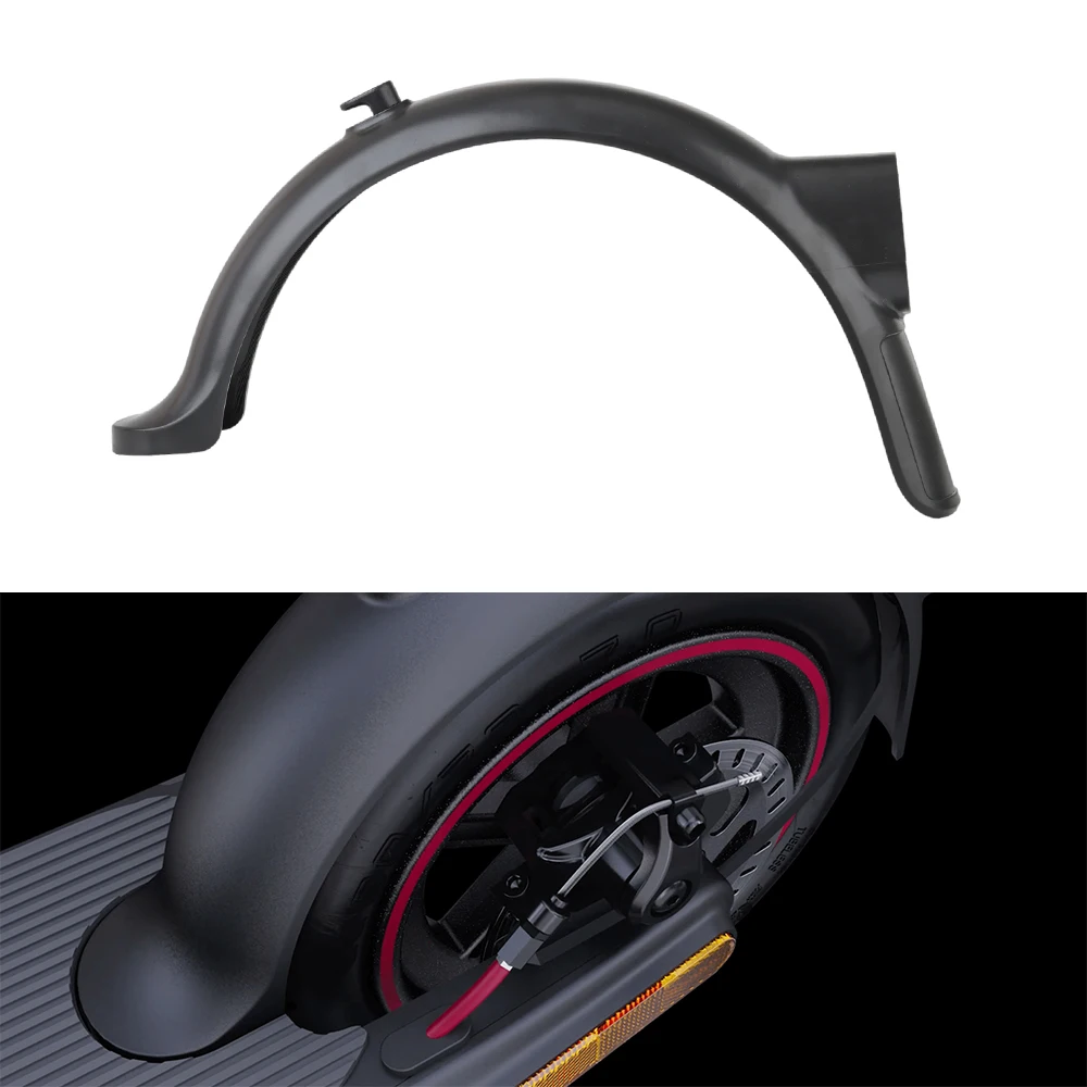 Rear Mudguard Fender Brake Taillight for Xiaomi Electric Scooter 4 Pro With Hook Lock Back Wing Taillight KickScooter