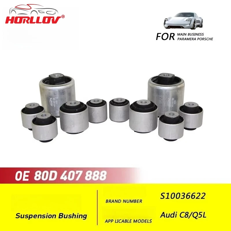 Bushing Lengan Kontrol untuk Audi C8/Q5L Berkualitas Tinggi BARU Bushing Suspensi/10 Buah/set 80D407888